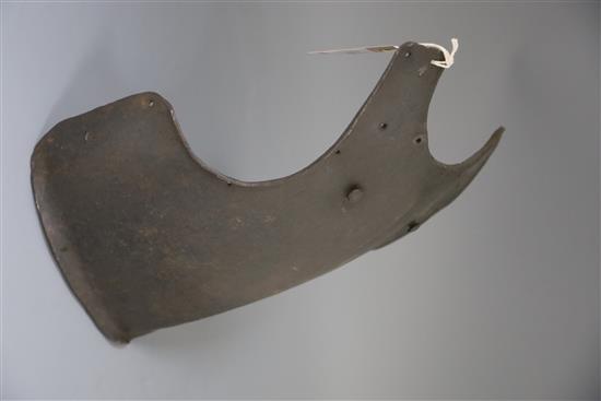 A good heavy 17th century cavalry troopers breastplate,